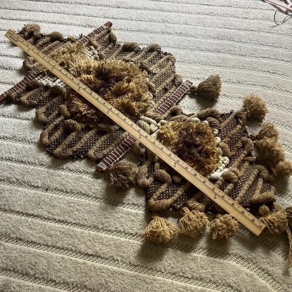 RARE VTG 1977 DON FREEDMAN Woven Fiber Tapestry Hanging MCM